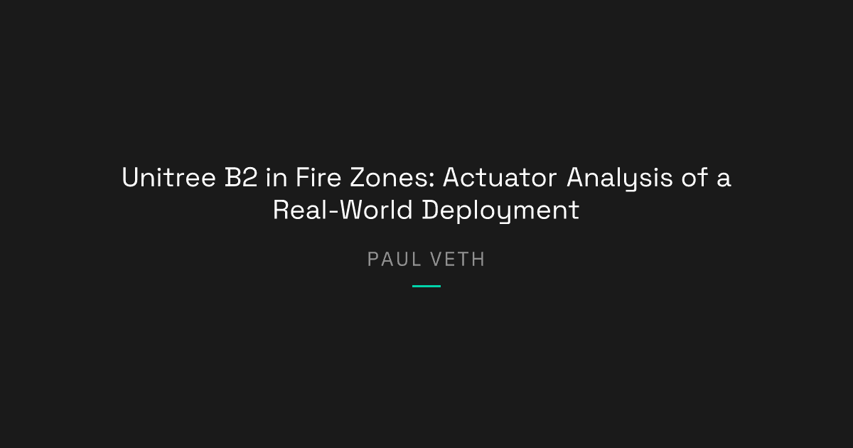 Unitree B2 Fire Rescue: What the Field Deployment Tells Us